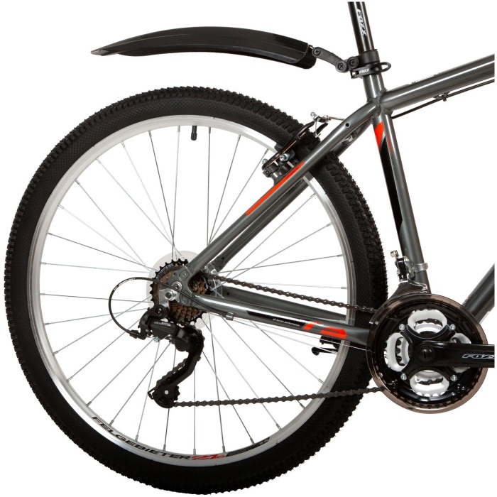 Велосипед Novatrack ATLANTIC 27,5" серый, алюминий, размер 20"