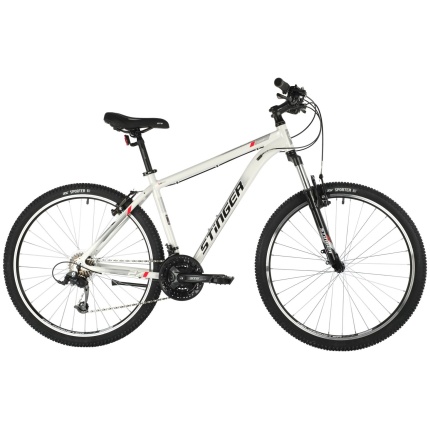 Велосипед Stinger  Element STD 27.5" 20  рама, белый, AL
