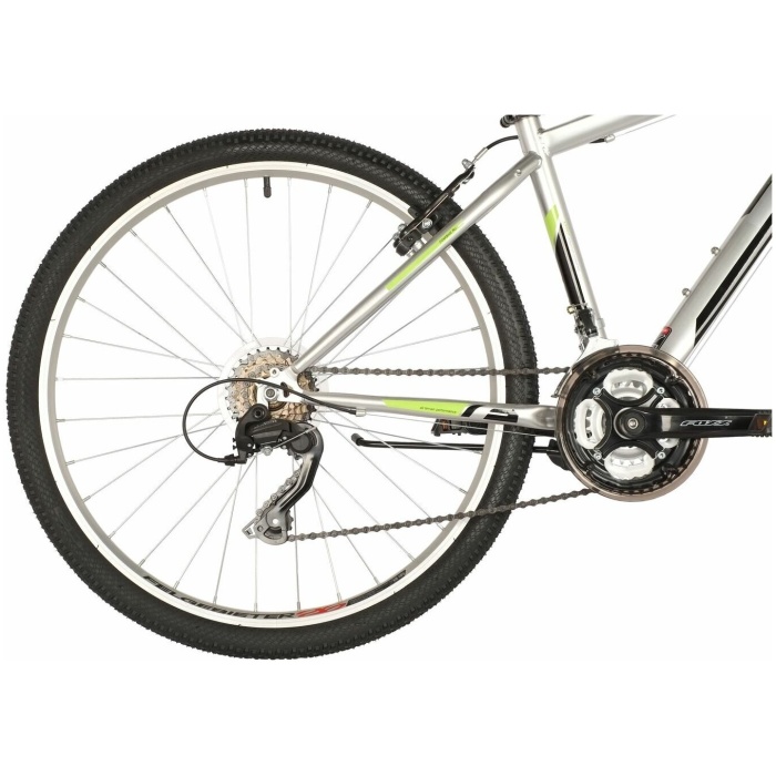 Велосипед Novatrack  AZTEC 26" Disc, сталь,18" рама, серебристый
