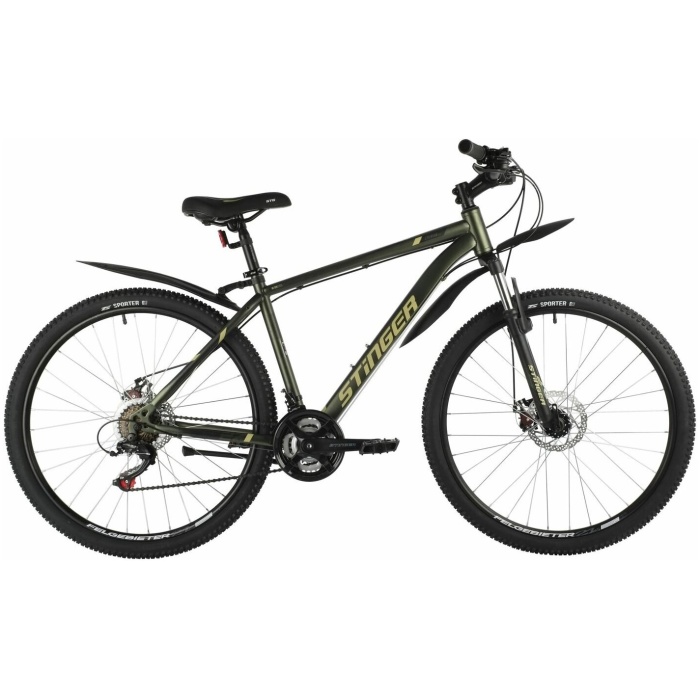 Велосипед Stinger CAIMAN D  27,5" 16 д. Зеленый