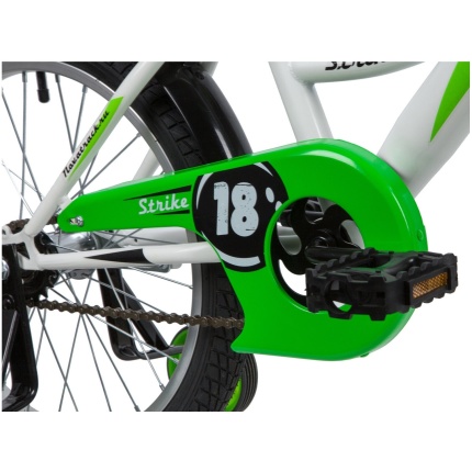 Велосипед Novatrack STRIKE 18" белый/зеленый