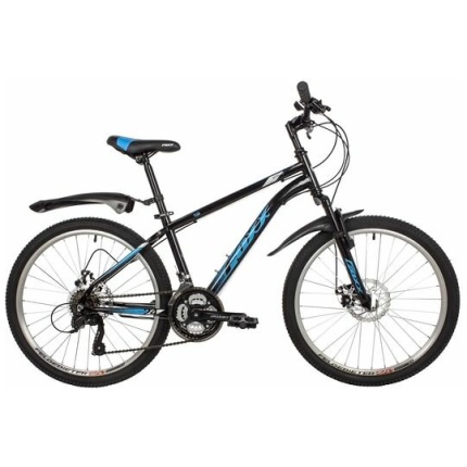 Велосипед Novatrack AZTEC Disc 24" синий, 12", стальAZTEC 24" черный, 12", сталь 154819