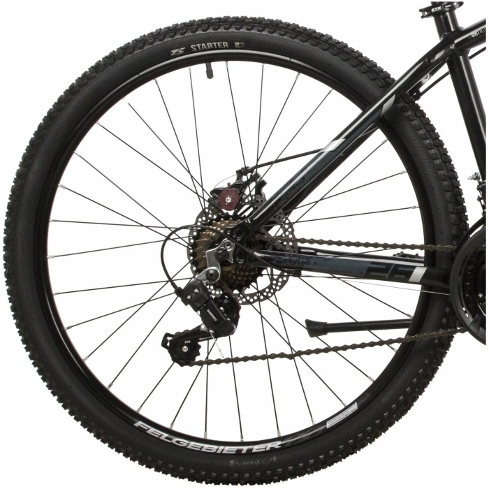 Велосипед Stinger  ELEMENT STD 26" черный, алюминий, размер 16"