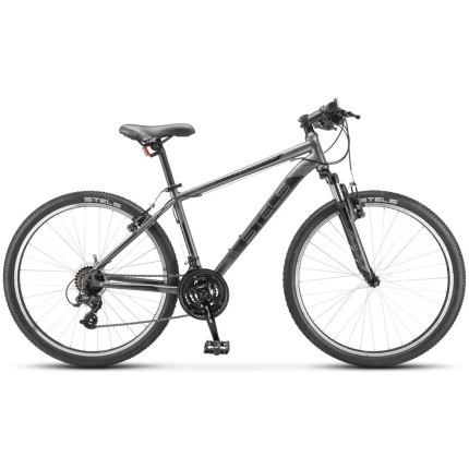 Велосипеды Stels Navigator 640 D 26" V010 14.5" антрацитовый/зелёный