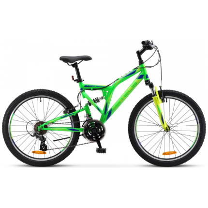 Велосипеды Stels Mustang V 24 16" зеленый/черный