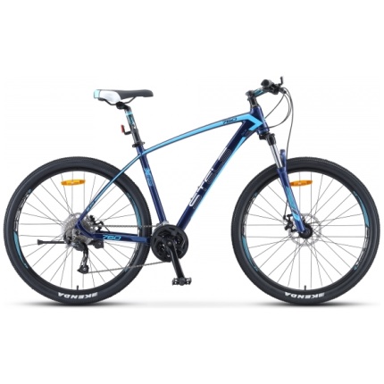 Велосипеды Stels Navigator 760 MD 27.5" V010 17.5" темно-синий