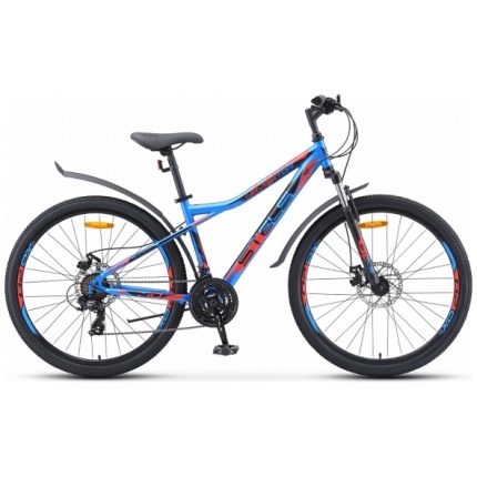 Велосипеды Stels Navigator 710 MD 27.5" V020 18" синий/чёрный/красный