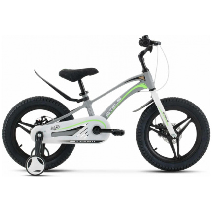 Велосипеды Stels Storm MD 16" Z010 8.6" серый/зеленый